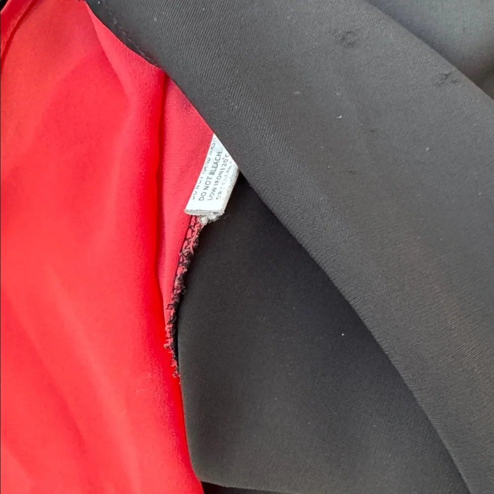 Prada Colorblock Dress in Black and Coral - Picture 8 of 9